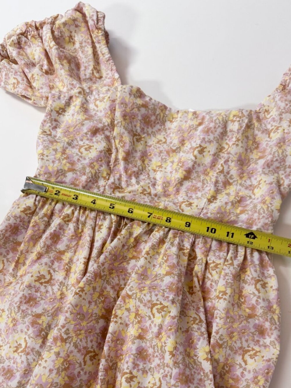 Free People She's A Dream Floral Midi Dress Sz 4 w/ Pockets Cottagecore Prairie - Picture 10 of 15